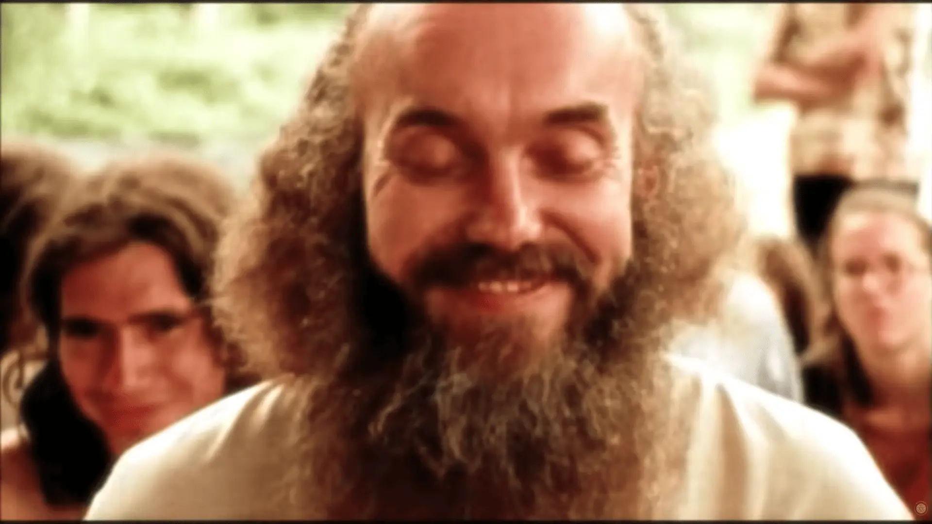 Ram Dass smiling GIF